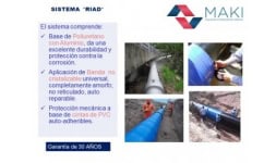 Recubrimientos para tuberia enterrada  - Distribuidora Maki
