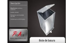 Botes de basura - Acero y Equipo Inoxidable PROACE