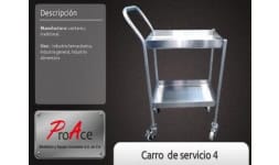 Carritos de acero inoxidable - Acero y Equipo Inoxidable PROACE