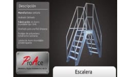 Escaleras industriales - Acero y Equipo Inoxidable PROACE