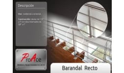 Barandales de acero - Acero y Equipo Inoxidable PROACE
