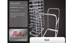 Racks de acero inoxidable - Acero y Equipo Inoxidable PROACE