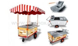 Carro para hot dog - Abastecedora de Equipos Inoxidables SERVINOX