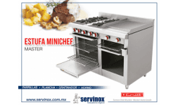 Estufas comerciales - Abastecedora de Equipos Inoxidables SERVINOX