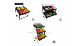 Muebles exhibidores para frutas y verduras - Productos JM Villegas