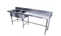 Fregaderos de doble tarja - Ainox