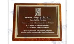 Reconocimientos en aluminio - Tecnograbados