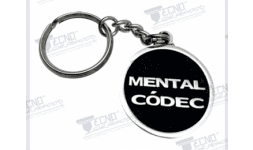 Llaveros redondos metalicos - Tecnograbados