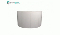 Etiquetas blancas termicas autoadheribles - Grupo Servipack