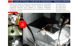 Lavado de tanques en espacios confinados - Productos Especiales del Sureste