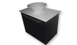 Gabinetes para baño sin puertas en mdf laminado - JB Mármol