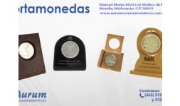 Monedas en acrilico para aniversarios - Aurum Conmemorativos