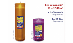 Veladoras ecologicas - Productos Aramo