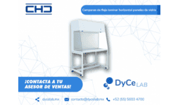 Campanas de flujo laminar horizontal paredes de vidrio - Dycelab