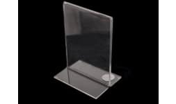 Porta menus de acrilico - Acrilux