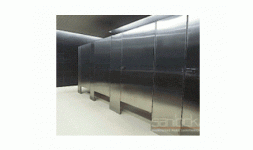 Mamparas metalicas de lamina de acero inoxidable - Sanilock Mamparas para Sanitario