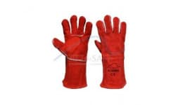 Guantes para soldador color rojo - Hill Safe