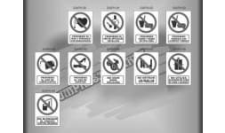 Señalamientos preventivos - Señalamientos de Seguridad e Higiene Impresion-Arte