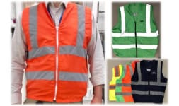 Chalecos viales fluorescentes - Fábrica de Uniformes y Bordado S.A. de C.V.