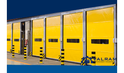 Puertas rapidas enrollables para logistica y almacenes - Valram Proveedor Industrial