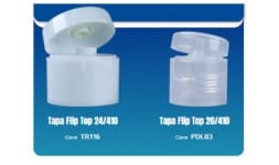 Tapa tipo flip top - Interplast