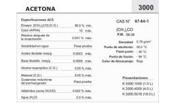 Acetona - PRELAB de México