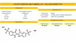 Amarillo 5 (laca simple y d.c.) - LAF Food Colors