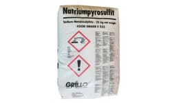 Meta-bisulfito de sodio - Cloruro Férrico