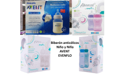 Biberones para reduccion de colicos Evenflo