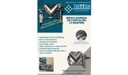 Mezcladoras (de cintas, de brazos, doble aspa, de listones, de paletas, romboidales, de propelas, verticales) - Mezcladoras y Molinos Industriales