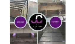 Guardas telescopicas de acero reparadas - JCW Soluciones para la Industria