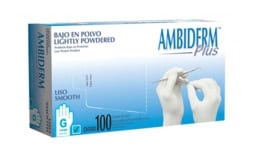 Guantes de látex no estéril Plus Ambiderm