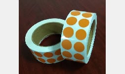 Etiquetas circulares para productos procesados