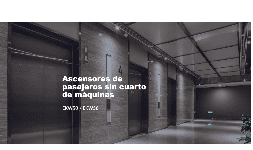 Ascensores para oficinas - EPSS Yida Express Elevator