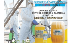 Desinfectante germicida - Productos Químicos y Naturistas PROQUINAT