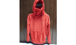 Chamarras de algodon tela polar con cubrebocas