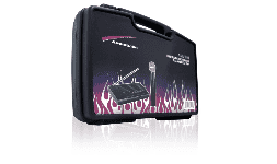 Micrófonos con estuche portable Audiobahn AMV140