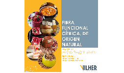 Fibra citrica con goma guar - Empresas Vilher