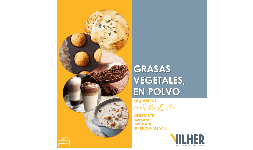 Grasas vegetales - Empresas Vilher