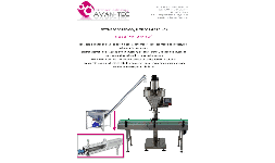 Dosificadores de tornillo - Industrial Automation System