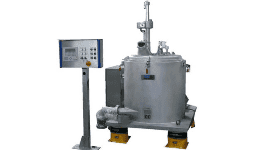 Centrifuga Vertical Tipo Peeler Chemical Design para productos químicos