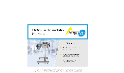 Deteccion de metal en procesos alimenticios VISTUS® PIPELINE