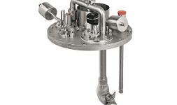 Equipo de limpieza con cabezales rotativos Tank top plate system