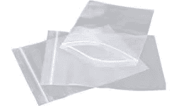 Bolsa de plastico transparente para transportar pequeñas cantidades de mercancía