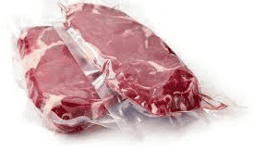 Bolsa de vacio para empaque de carnes congeladas para conservar y preservar por mayor tiempo los alimentos