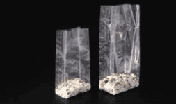 Bolsas con fuelle lateral para empacar mercancía de venta al público