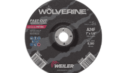 Discos de Desbaste Marca WOLVERINE, Medidas 4