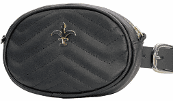 Bolsas de Piel Ovalada con Cinto BC-3002 color negro