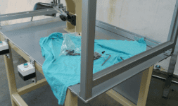 Mesas de trabajo a la medida de acero inoxidable 