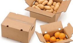 Cajas de cartón corrugado para verduras 